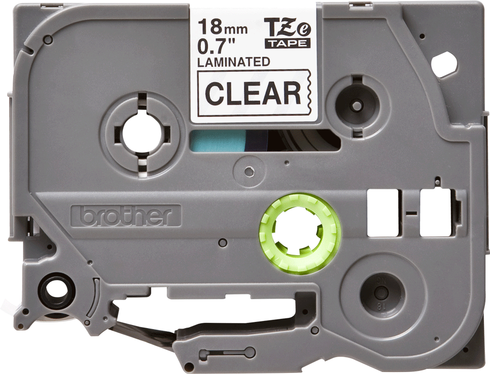 Cassetta nastro per etichettatura originale Brother TZe-141 – Nero su trasparente, 18 mm di larghezza